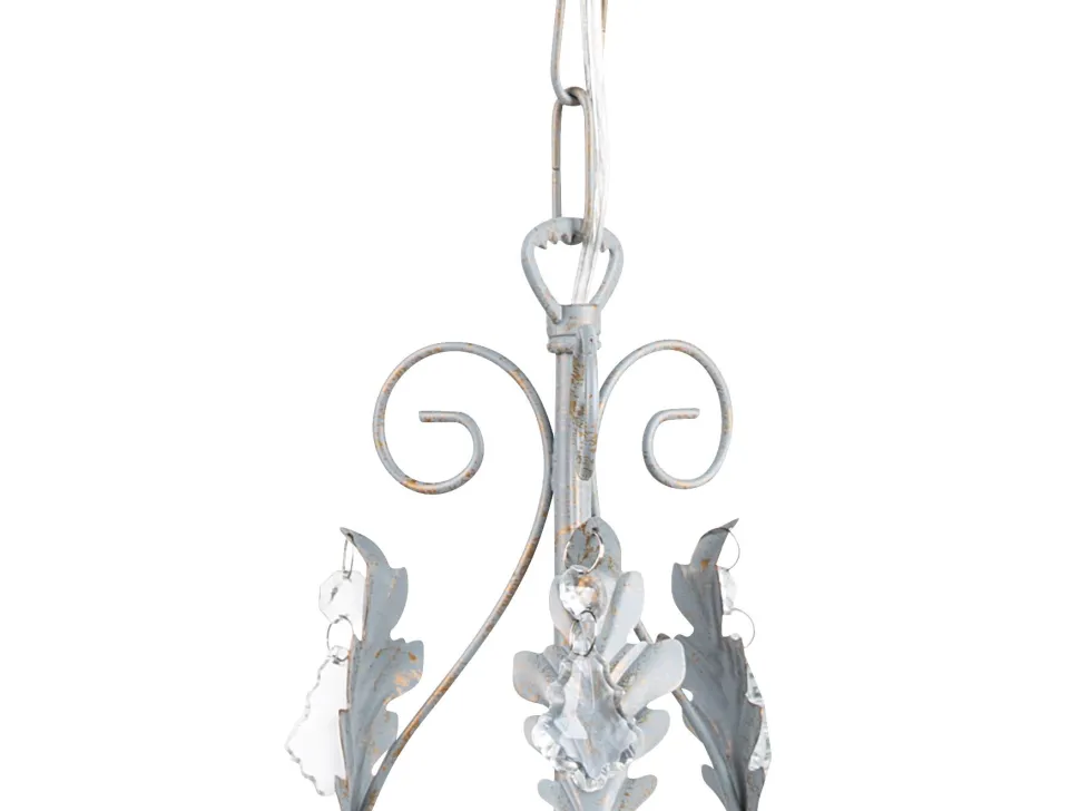 Lustre Cinzento Para 3 Lampadas Isen