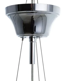 Lustre Cromado Com Cristais Sauer