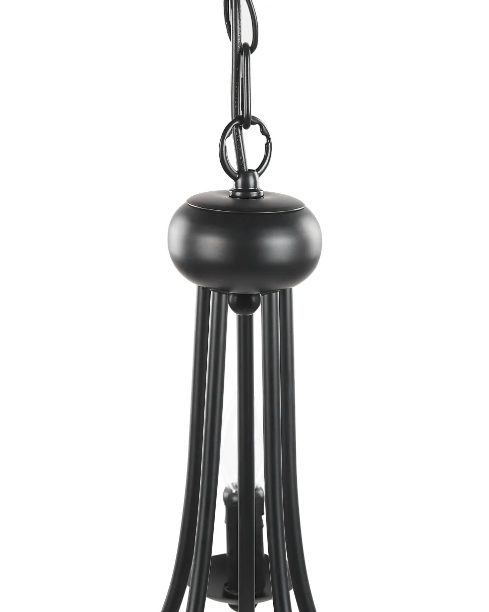 Lustre Em Metal Preto Dabus