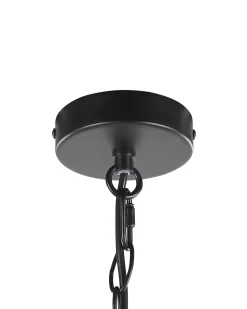 Lustre Em Metal Preto Dabus