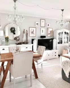 Lustre Em Vidro Trasparente E Metal Cromado Locone