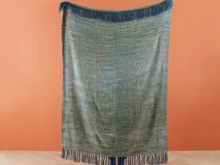 Manta Azul E Verde 130 X 170 Cm Paire
