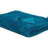 Manta Azul Turquesa 200 X 220 Cm Saitler