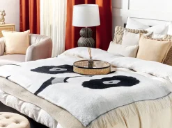 Manta Cinzenta E Preta 130 X 170 Cm Kyakmi