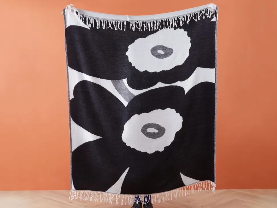 Manta Cinzenta E Preta 130 X 170 Cm Kyakmi