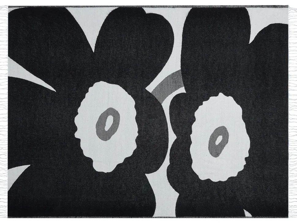 Manta Cinzenta E Preta 130 X 170 Cm Kyakmi