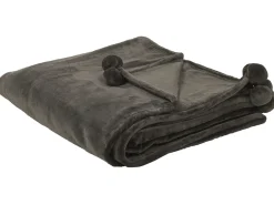Manta Cinzenta Escura 200 X 220 Cm Terke