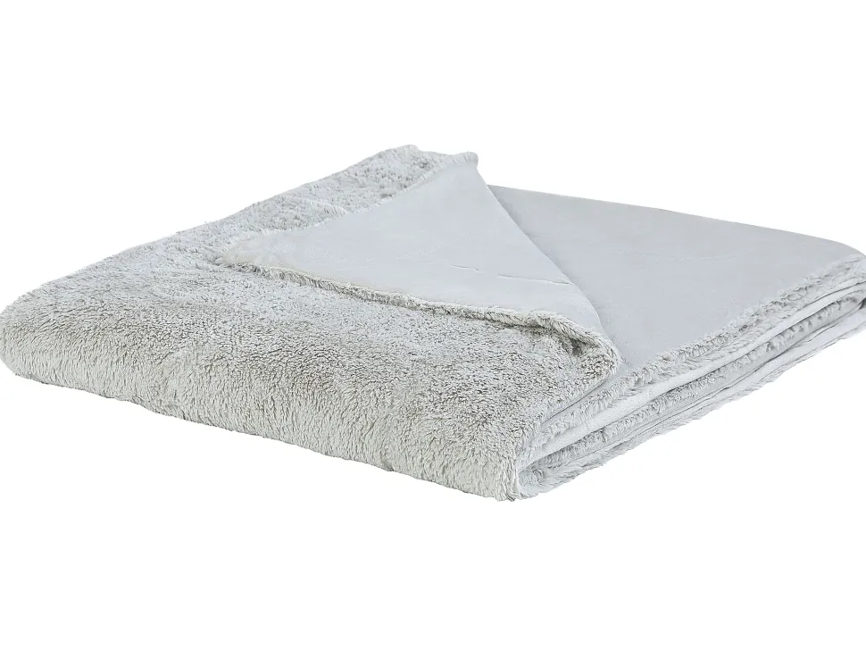 Manta Cinzento Claro 180 X 200 Cm Gelik