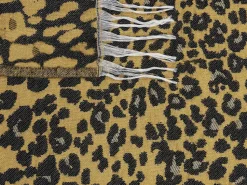 Manta Com Padrao Leopardo Castanho E Preto 130 X 170 Cm Jamune