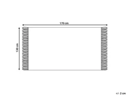 Manta Com Padrao Leopardo Castanho E Preto 130 X 170 Cm Jamune