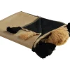 Manta Creme E Preta 130 X 170 Cm Thumki
