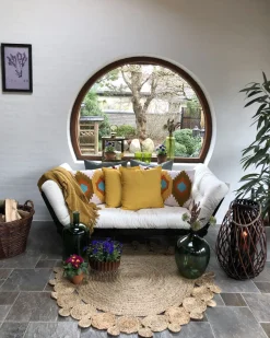 Manta De Algodao Amarelo Mostarda 125 X 150 Cm Yarsa