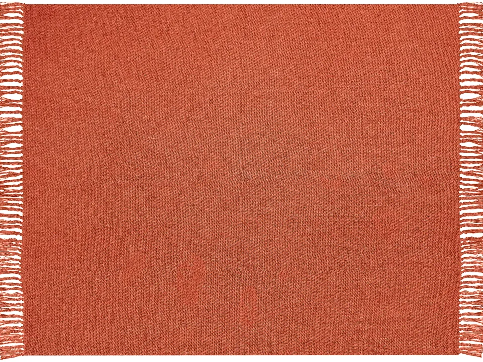 Manta De Algodao Vermelho 125 X 150 Cm Yarsa