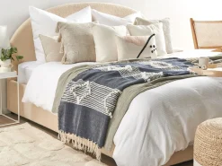 Manta Decorativa Azul Marinho 130 X 150 Cm Nemli