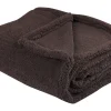 Manta Decorativa Castanha 125 X 150 Cm Mirge