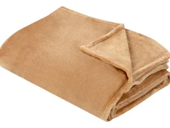 Manta Decorativa Cor De Areia 200 X 220 Cm Bayburt