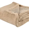 Manta Decorativa Creme 125 X 150 Cm Mirge