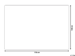 Manta Decorativa Em Algodao Cinzento Escuro 140 X 170 Cm Fethiye