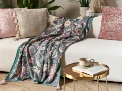 Manta Decorativa Em Algodao Multicolor 130 X 180 Cm Dibrugarh