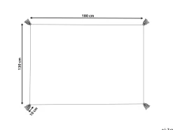 Manta Decorativa Em Algodao Creme 130 X 180 Cm Guna