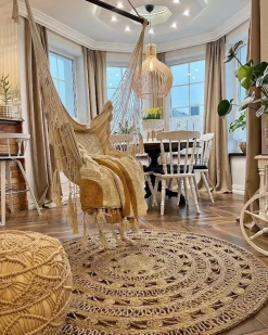 Manta Decorativa Em Algodao Creme E Laranja 130 X 180 Cm Mathura
