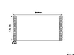 Manta Decorativa Em Algodao Rosa 130 X 160 Cm Tangier