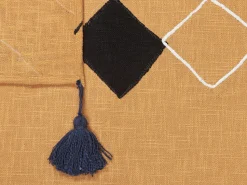 Manta Decorativa Em Algodao Laranja 130 X 180 Cm Shimla