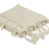 Manta Decorativa Em Algodao Creme 125 X 150 Cm Nazilli