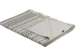Manta Decorativa Em Algodao Preto E Branco 130 X 180 Cm Panvel