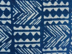 Manta Decorativa Em Algodao Azul Marinho 130 X 180 Cm Shivpuri