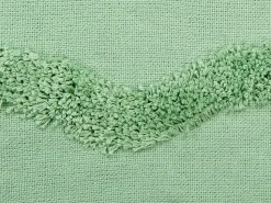 Manta Decorativa Em Algodao Verde 125 X 150 Cm Khari