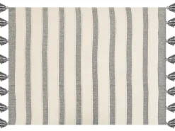 Manta Decorativa Em Algodao Creme 130 X 170 Cm Cayir