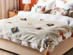 Manta Decorativa Em Algodao Multicolor 130 X 180 Cm Munger