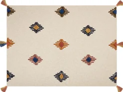 Manta Decorativa Em Algodao Multicolor 130 X 180 Cm Munger
