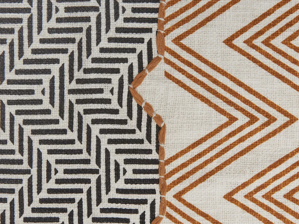 Manta Decorativa Em Algodao Multicolor 130 X 180 Cm Proddatur