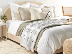 Manta Decorativa Em Cinzento Claro 130 X 150 Cm Yamalak