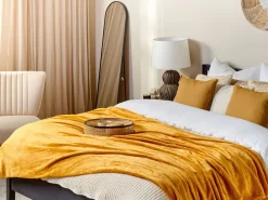 Manta Decorativa Laranja 200 X 220 Cm Bayburt