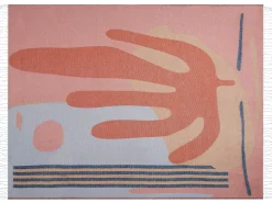 Manta Decorativa Multicolor 130 X 170 Cm Resha