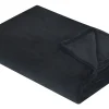 Manta Decorativa Preta 200 X 220 Cm Bayburt