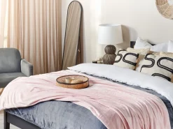 Manta Decorativa Rosa 200 X 220 Bayburt