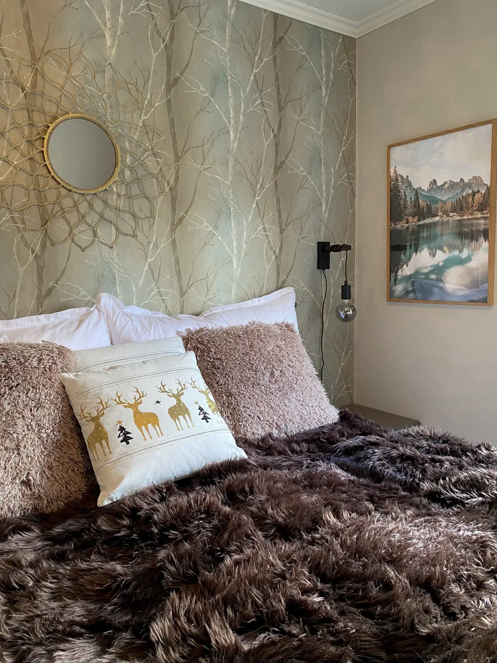 Manta Em Acrilico Castanho Claro 200 X 220 Cm Delice