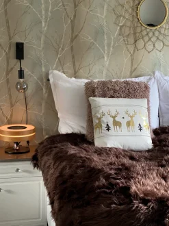 Manta Em Acrilico Castanho Claro 200 X 220 Cm Delice