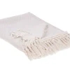 Manta Em Algodao Creme 125 X 150 Cm Yarsa