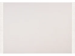 Manta Em Algodao Creme 125 X 150 Cm Yarsa