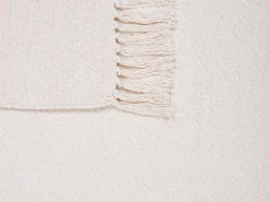 Manta Em Algodao Creme 125 X 150 Cm Yarsa