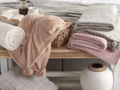 Manta Rosa 200 X 220 Cm Samur