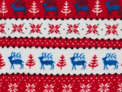 Manta Vermelha E Azul 200 X 220 Cm Reka