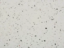 Mesa De Apoio Branca Com Efeito Terrazzo Caoria