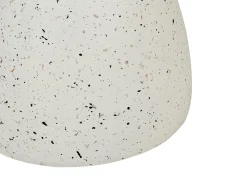 Mesa De Apoio Branca Com Efeito Terrazzo Caffi
