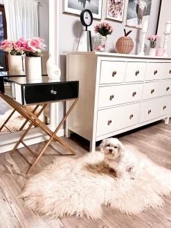 Mesa De Apoio Com 1 Gaveta Em Efeito Espelhado Vivy